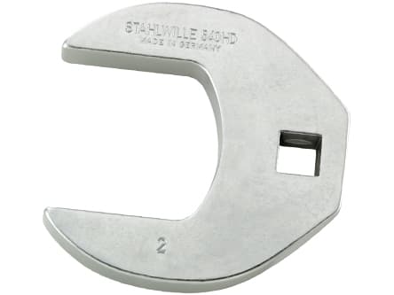 STAHLWILLE 540a HD, Yksittäinen kohde, jakoavaimen päätyliitin, Ruostumaton teräs, Kromi, 76 mm, 16 mm
