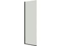 Miniatyrbilde 1 av 2: Dansani D81-03 fast væg 197,5 x 77-79 cm sort/klart glas