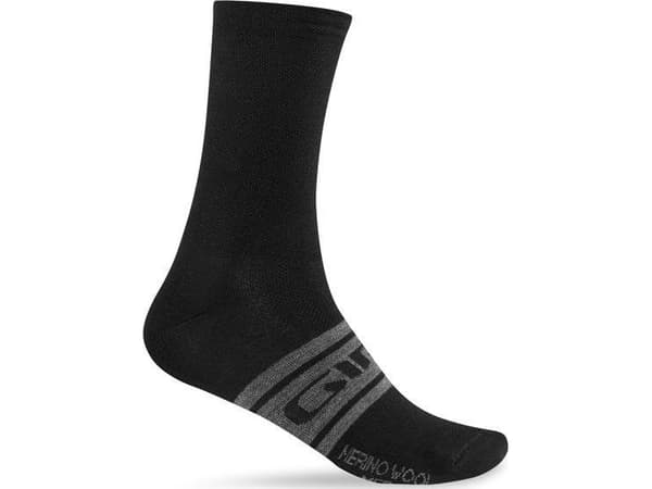 Giro Skarpety GIRO SEASONAL MERINO WOOL black charcoal roz. XL (46-48)