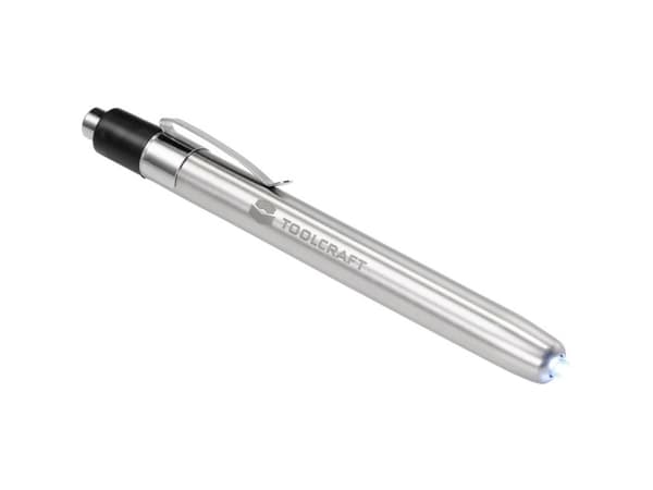 TOOLCRAFT TO-7429866 Penlight Batteridrevet Sølv