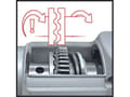 Miniatyrbild 3 av 5: Einhell TC-RH 620 4F Kit borrhammare 620 watt 230-240 Volt