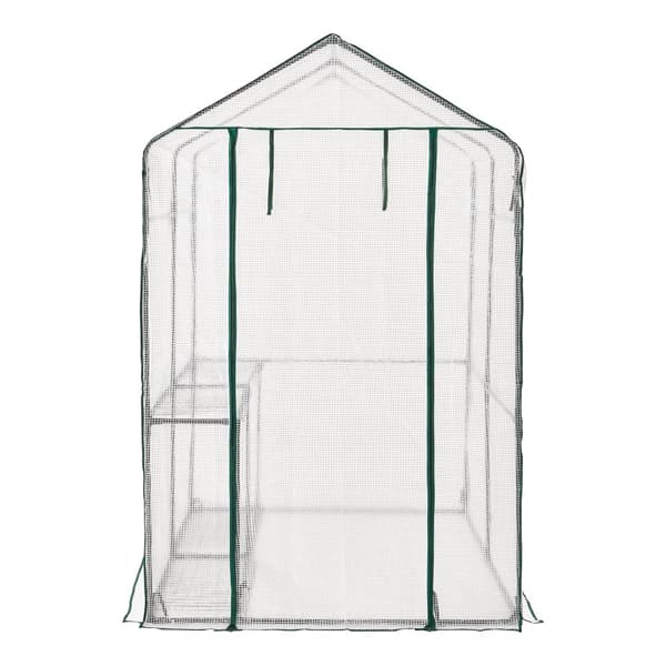 Växthus Oosterhout 120x186x190 cm [en.casa]