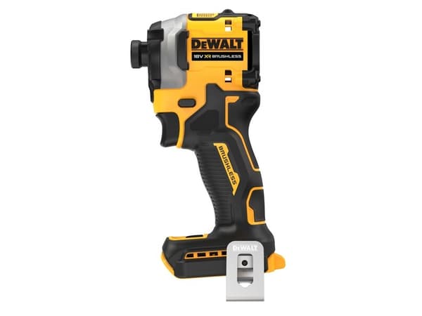DeWALT DCF850NT, Iskuruuvain, Pistoolikahva, 1/4", Musta, Keltainen, Harjaton, 3250 RPM - SOLO
