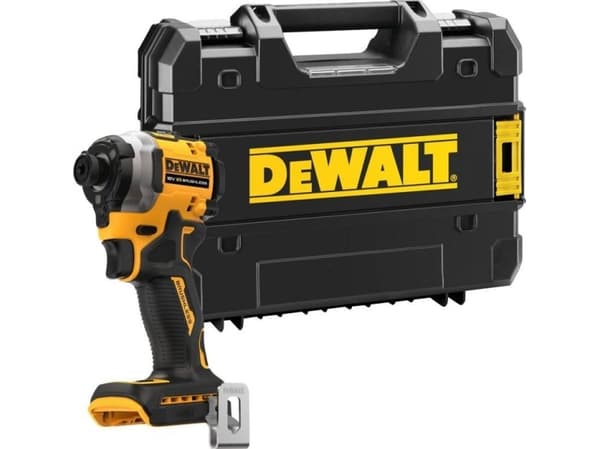 DeWALT DCF850NT, Iskuruuvain, Pistoolikahva, 1/4", Musta, Keltainen, Harjaton, 3250 RPM - SOLO