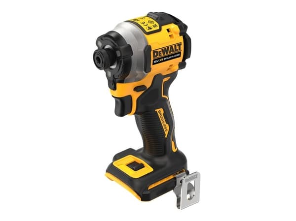 DeWALT DCF850N-XJ, Mutterdragare, Pistolhandtag, Svart, Gul, Bältesklämma, Upphängningshål, 3250 RPM, 1000 RPM