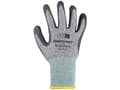 Miniatyrbilde 2 av 2: Honeywell WE23-5313G-6/XS, Beskyttende votter, Grå, XS, Workeasy, Slitebestandig, Oljebestandig, Punktering motstandsdyktig, Fiberglass, Nitrilskum,