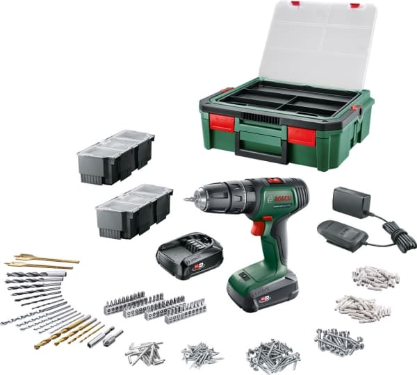 Bosch UniversalImpact 18V - Hammerbor/driver - trådløs - 2 hastigheter - nøkkelfri borhylse 10 mm - 34 N·m - 18 V