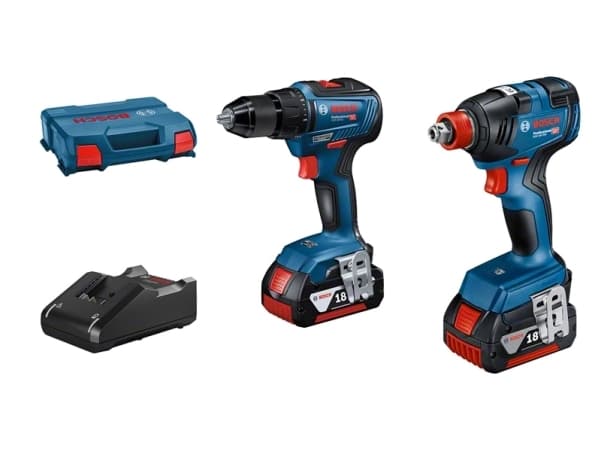 Bosch AKKUSÆT 18V GDX/GSR 2X4,0AH L-CASE