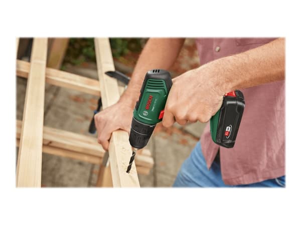 Bosch EasyDrill 18V-40 - Hammerbor/driver - 2 hastigheter - nøkkelfri borhylse 13 mm - 40 N·m - 2 batterier, inkludert lader - 18 V