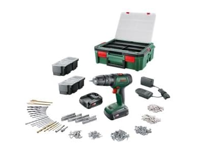 Bosch AKKUSLAGBOREMASKINE 18V 2X1,5AH S-BOX
