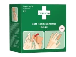 Bandage Cederroth, beige, 6 cm x 4,5 m
