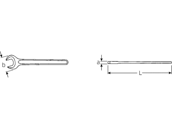 STAHLWILLE 40040600, Stål, Grå, 60 mm, DIN 894, 492 mm, 1,65 kg