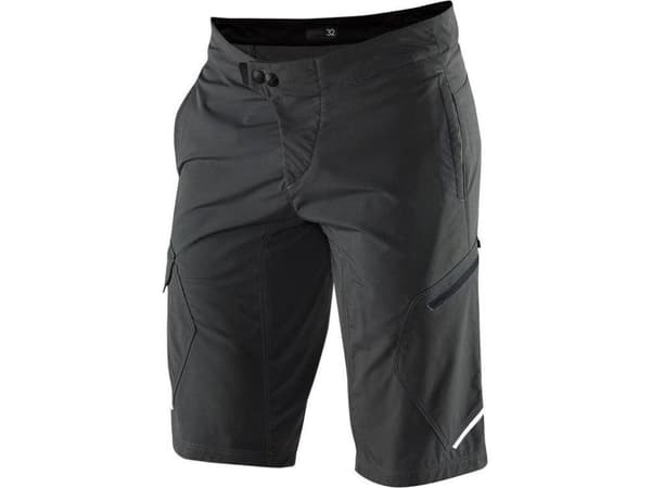 100% Szorty męskie 100% RIDECAMP Shorts charcoal roz.36 (50 EUR) (NEW)