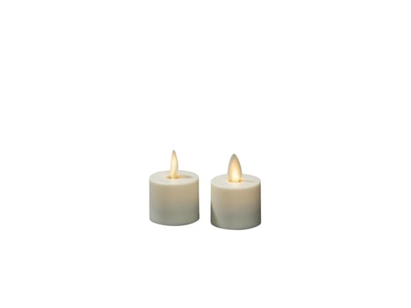 Konstsmide 1604-115 LED-fyrfadslys Sæt med 2 stk. Varmhvid (Ø x H) 3.5 cm x 5 cm