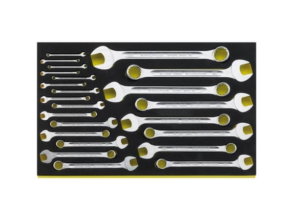 Stahlwille 96830885 TCS 13A/23 3/16-1 1/8 Gaffelnøgle-sæt Nøglebredde (metrisk) (kun til del) 8 - 19 mm