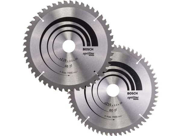 Bosch PYÖRÖHIEMASSAARI 216X30MM 48T/80T 2PKS 2PKS