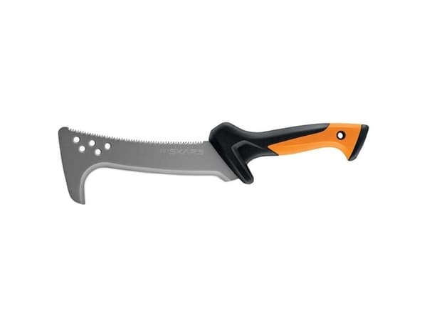 Fiskars 1051233, Kaarisaha, Puu, Ruostumaton teräs, Musta, Oranssi, Hopea, Musta, Oranssi, 1 kpl