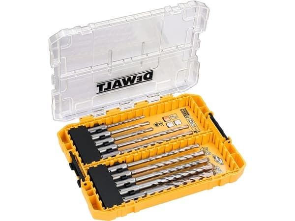 DeWALT Extreme - Poranteräsarja - muuraukseen - kierreporanterä - 10 kpl - SDS-plus - pituus: 160 mm, 110 mm