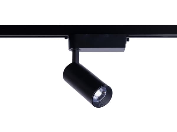 Nowodvorski Sporlampe svart Nowodvorski PROFIL IRIS LED SORT 12W, 3000K 9001