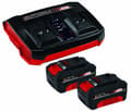 Miniatyrbild 1 av 5: Einhell 2x 4.0Ah & Twincharger Kit PXC, Batterier medföljer