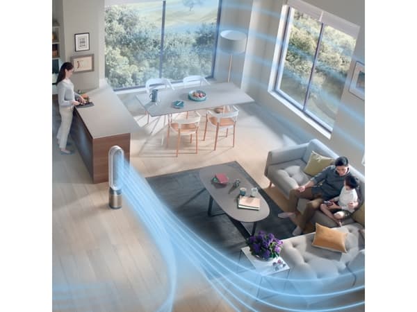 Dyson Purifier Cool Formaldehyde - Bladlös kylfläkt/renare - golvstående - vit/guld