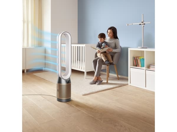 Dyson Purifier Cool Formaldehyde - Bladlös kylfläkt/renare - golvstående - vit/guld