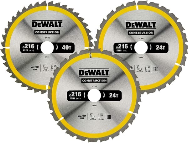DeWALT DT1962-QZ, Trä, 21,6 cm, 1,7 mm, 7000 RPM, 2,6 mm, DeWALT