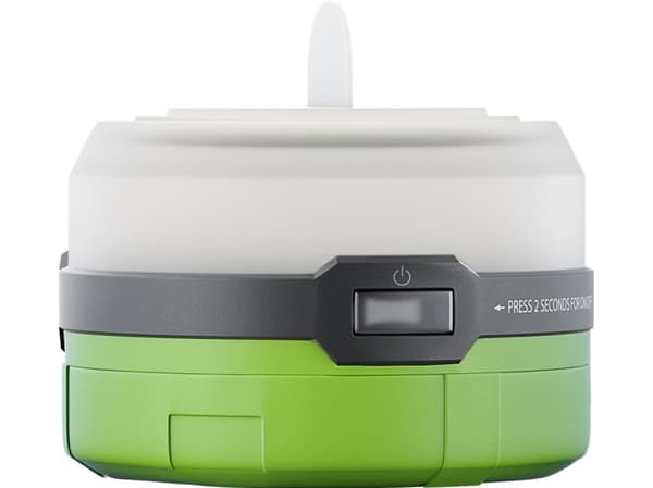 Goobay 58392, Akulla toimiva retkilyhty, Vihreä, Valkoinen, Akryylinitriilibutadieenistyreeni (ABS), Termoplastinen kumi (TPR), IPX4, CE, WEEE, 90 lm