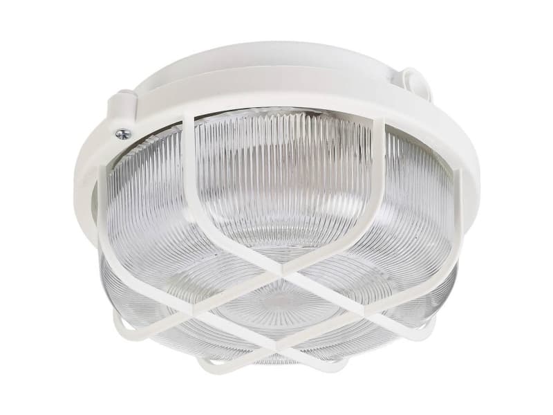 Deko Light Syrma Rund Weiß 401014 Taklampa utomhus, vägglampa utomhus E27 Vit