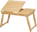 Miniatyrbillede 1 af 9: Fällbar Laptopställ i Bambu 54,5 x 34,5 x 29 cm Miljövänlig