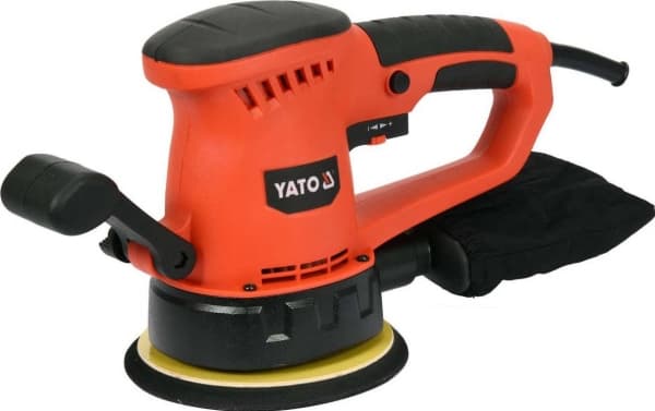 Yato YT-82207, Eksentersliper, Sort, Oransje, 4000 RPM, 13000 RPM, 2 mm, 90 dB