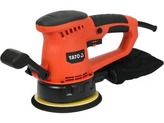 Yato YT-82207, Eksentersliper, Sort, Oransje, 4000 RPM, 13000 RPM, 2 mm, 90 dB