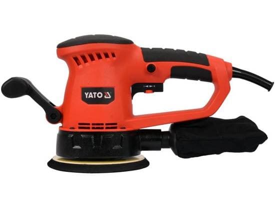 Yato YT-82207, Eksentersliper, Sort, Oransje, 4000 RPM, 13000 RPM, 2 mm, 90 dB