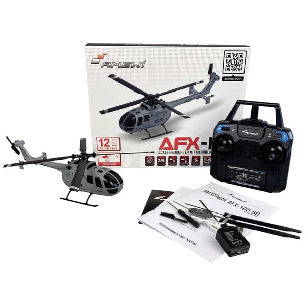 Amewi AFX-105 RC Helikopter nybörjare RtF
