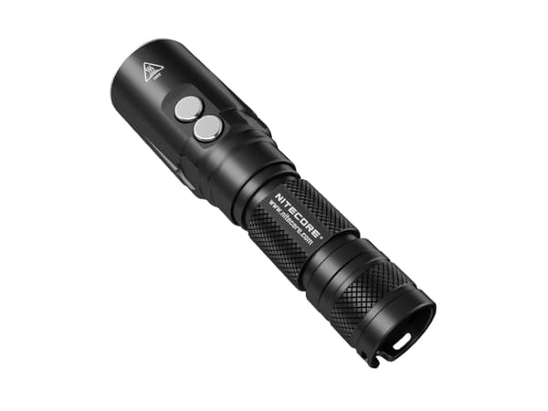 Nitecore DL20, Käsikokoinen taskulamppu, Musta, LED, 1000 lm, 12400 cd, 223 m