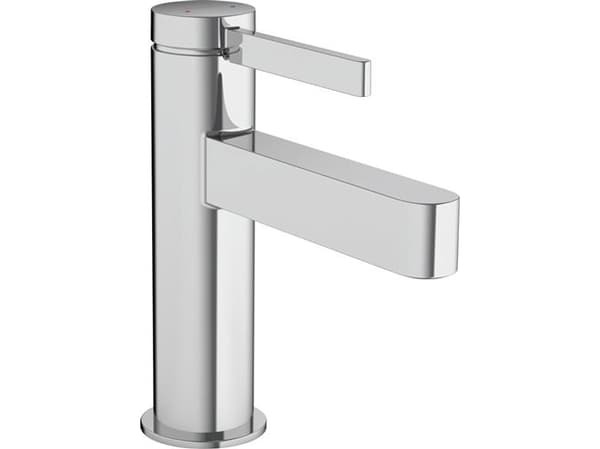 hansGrohe Finoris 1-grebs håndvaskarmatur 100 med push-open bundventil krom