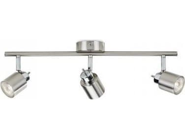 Philips Essentials Meranti tak-/väggspotlight 3 x, Utanpåliggande spotlight, GU10, 3 lampor, LED, 220-240 V, Krom