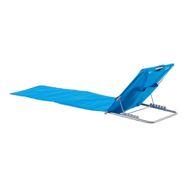 Strandmadrass Cellorigo set om 2 blå 160x49 cm [en.casa]