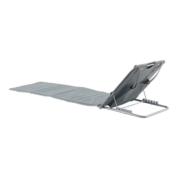 Strandmadrass Cellorigo set om 2 mörkgrå 160x49 cm [en.casa]