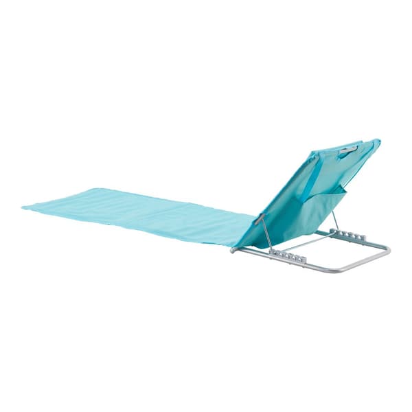 Strandmadrass Cellorigo set om 2 turkos 160x49 cm [en.casa]