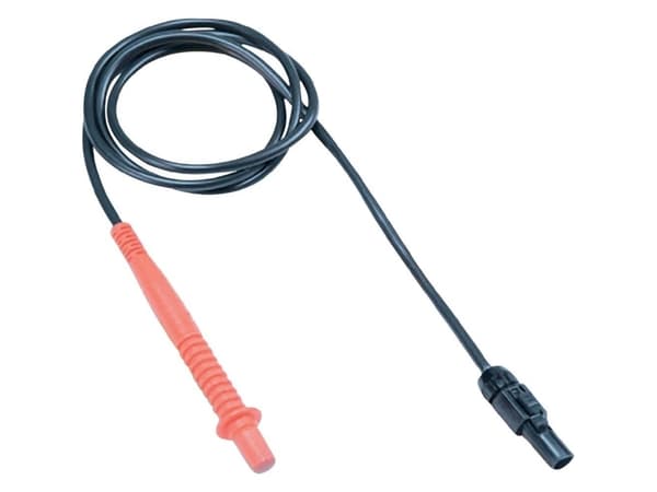 Metrel A 1192 Sikkerhedsprøveledning Bananstik 4 mm Testspids Sort, Rød 1 stk