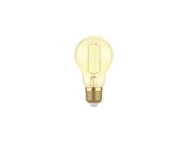 WOOX R5137, Älylamppu, Keltainen, Wi-Fi/Bluetooth, LED, E27, Viileä valkoinen, Lämmin valkoinen