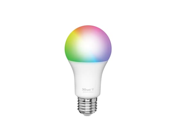 Trust 71281, Smart glödlampa, Wi-Fi, Vit, LED, E27, A-formad