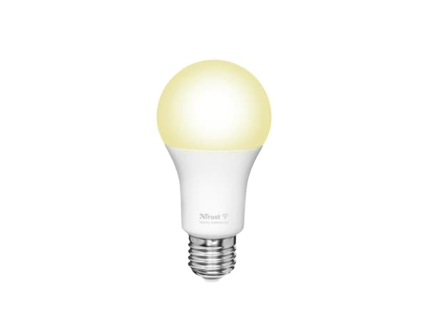 Trust 71285, Smart glödlampa, Wi-Fi, Vit, LED, E27, A-formad