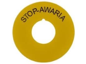 Promet Gule ringer med STOP-FAILURE-trykk for NEF22 (W0-YELLOW RINGS DR STOP/FI22)