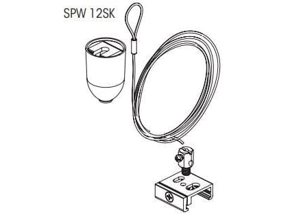 GLOBAL WIRE KIT SPW12SK-3, med 5M wire, Hvid