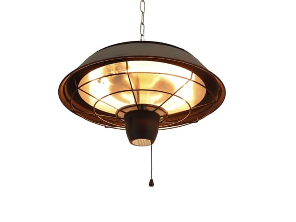 HORTUS Terrassevarmer hængemodel 1500 W, HA, Ø42 cm, sort (211-301)