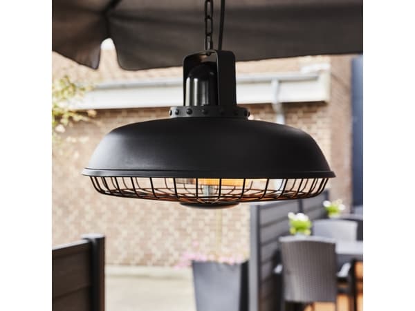 HORTUS terrassvärmare med gångjärn modell HA 600/1200/1800W inkl. fjärrkontroll och soft touch (211-312)