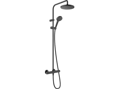 hansGrohe Vernis Blend Showerpipe 200 med termostat mat sort