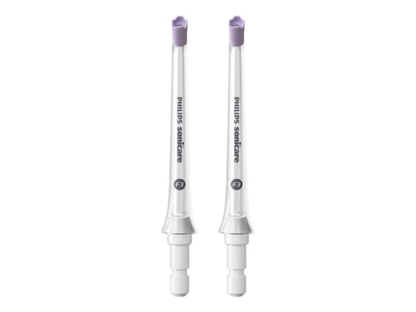 Philips Sonicare F3 Quad HX3062 - Munstycke - för mundusch (paket om 2) - för Sonicare Power Flosser 3000 HX3711